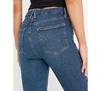 Good American Women's Legs Skinny Mid Rise Jeans