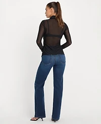 Good American Women's Straight-Fit Jeans