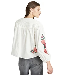 Driftwood Women's Rustic Roses Long-Sleeve Top
