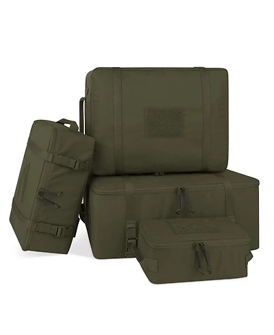 Piscifun 4 Packing Cubes Waterproof Nylon Ykk Zippers Travel Organizer Bags