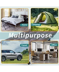 Aofar Camping Folding Bed With Mattress Carry Bag