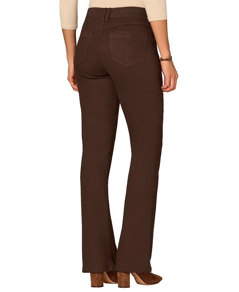 Democracy Petite Mid-Rise Cuffed Ankle Skimmer Jeans