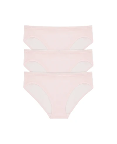 Dkny Women's Sheer Strip 3 Pack Bikini Panty