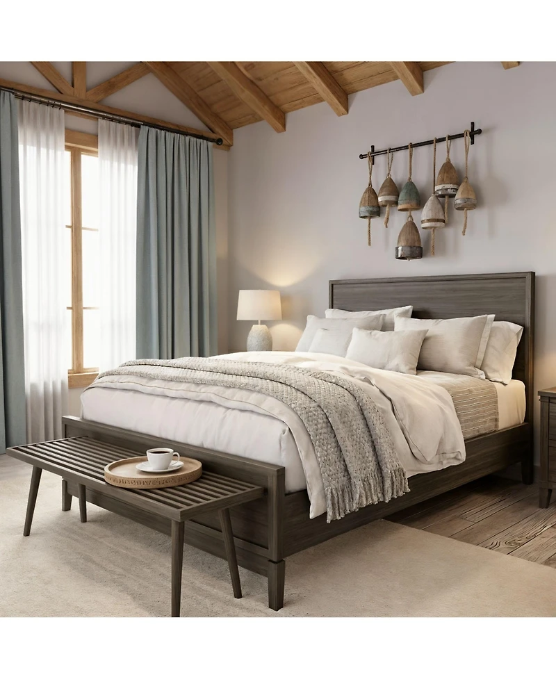 Sunset Living Furniture Contempo Full-Size Bed, Clay
