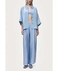 Nocturne Women's Accessory Collar Detail Shirt