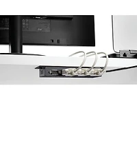 StarTech.com 4 Port Wall Mountable Usb to DB9 RS232 Serial Adapter Hub