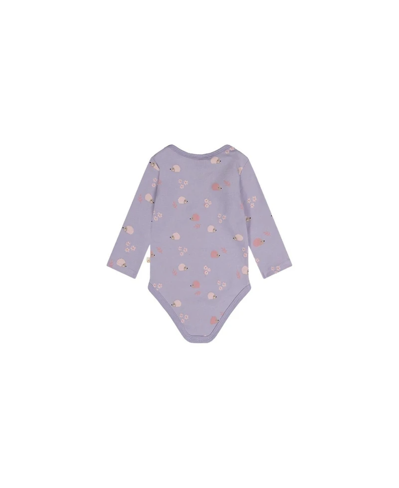 Deux par Baby Girls 3M To 24M Cotton Onesie Hedgehog Print