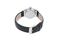 Peugeot Women s Silver Dial Nurses Sport Calendar Wristwatch Easy Reader with Black Band