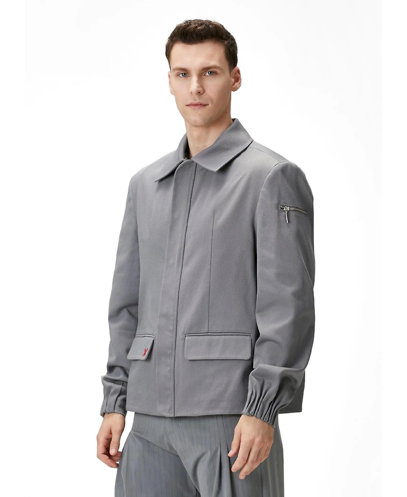 Pcfg Men's Pure Cotton Puffer Gabardine Jacket