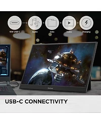 ViewSonic VA1653 15.6" Ips Full Hd Portable Usb-c Monitor