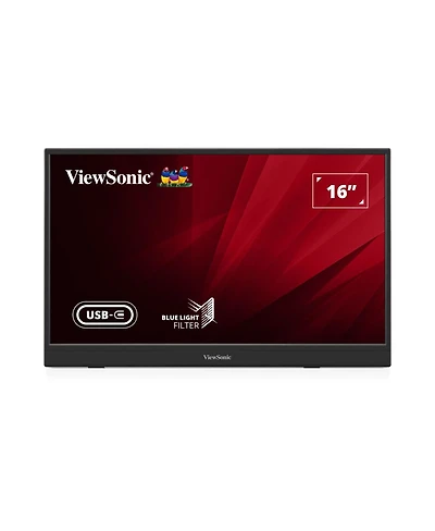 ViewSonic VA1653 15.6" Ips Full Hd Portable Usb-c Monitor