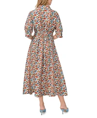 Vince Camuto Women's Button-Front Collared Shirt Dress