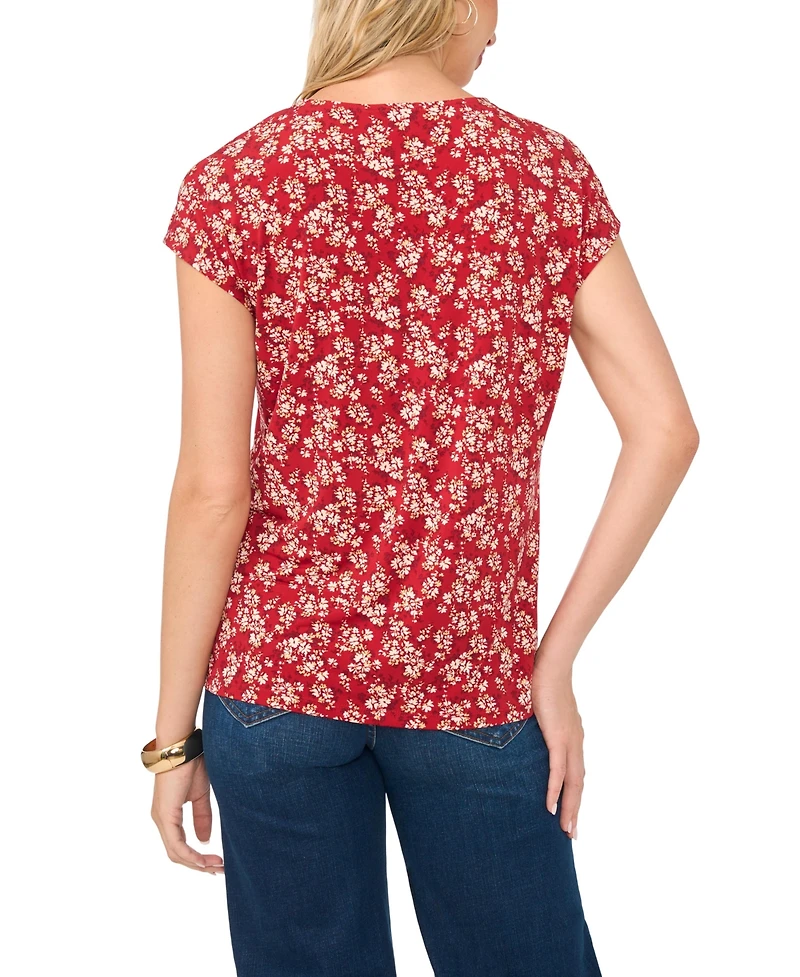 Vince Camuto Women's V-Neck Short-Sleeve T-Shirt