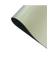 Dainty Home Bellagio Reversible Premium Faux Leather 12" x 18" Rectangular Placemats Set of 4