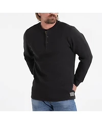 Legendary Whitetails Mens Double Layer Thermal Henley Long Sleeve Shirt