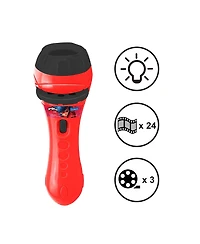 Lexibook Miraculous Stories projector, torch light and projector with 3 discs, 24 images, create your own stories, LTC050MI