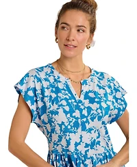 Brakeburn Women's Ranieli Floral Print Midi Dress