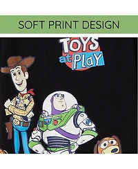 Disney Pixar Toddler Boys Toy Story Woody Buzz Lightyear Bo Peep Rex Athletic T-Shirt Mesh Shorts Outfit Set to