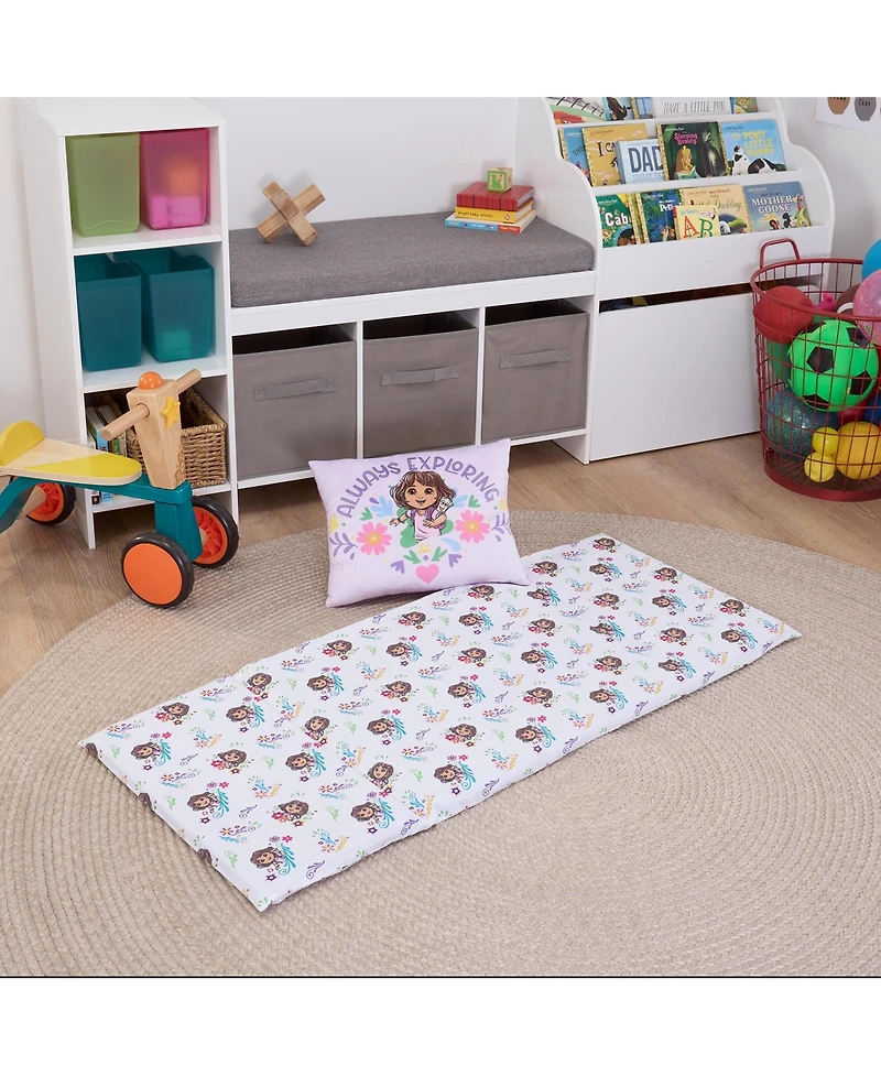 NoJo Dora Adventure Awaits Preschool Nap Mat Sheet