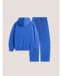 Aelfric Eden Women's Cloud Essential Fleece Pullover Hoodie Super Baggy Set