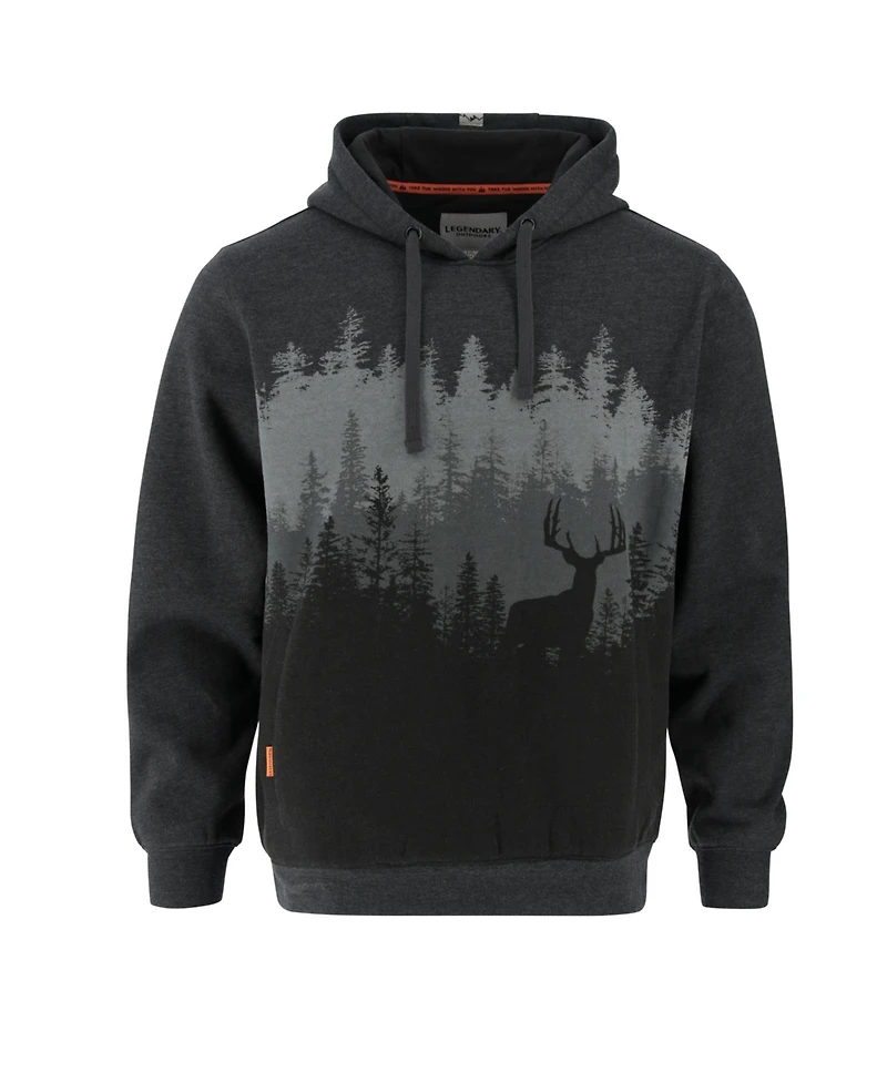 Legendary Whitetails Men's Graphic Printed Hoodie Pullover Long Sleeve Sweatshirt
