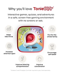 Tonies Tonieplay Bluey Screen-Free Audio Game, Ages 3+
