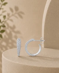 Macy's 14k Gold-Plated Polished Casual Hoop Earrings