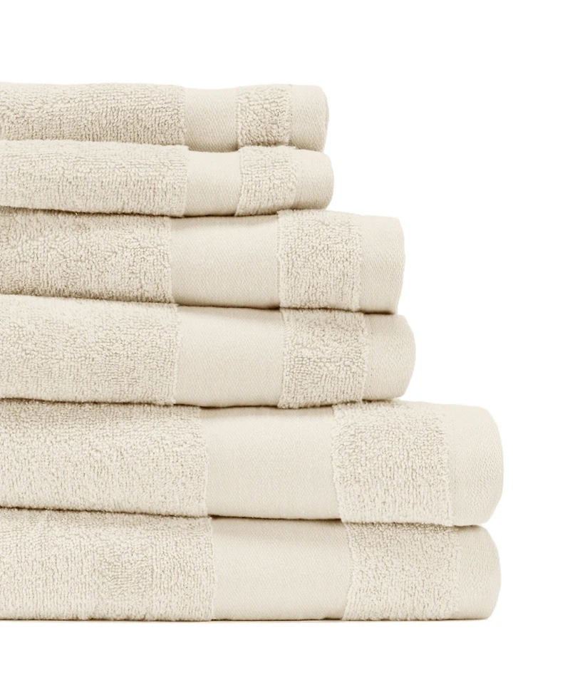 ienjoy Home 6-Pc. Cotton Bath Towel Set, 54" x 30"