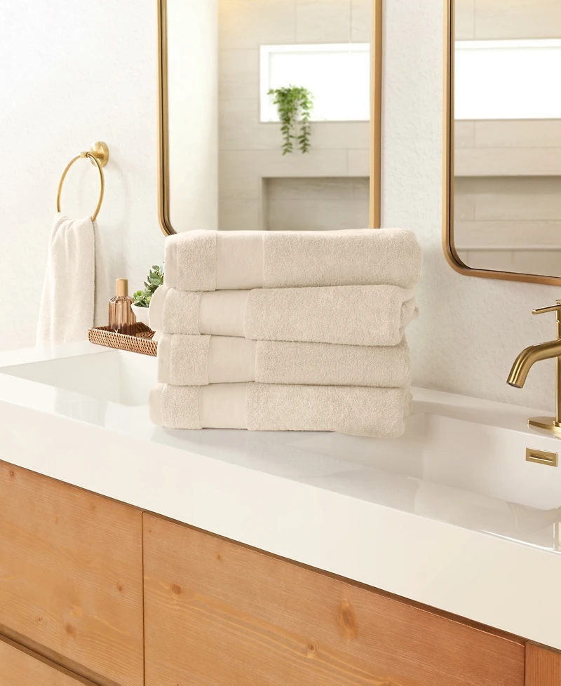 ienjoy Home 4-Pc. Cotton Bath Towels Set, 54" x 30"