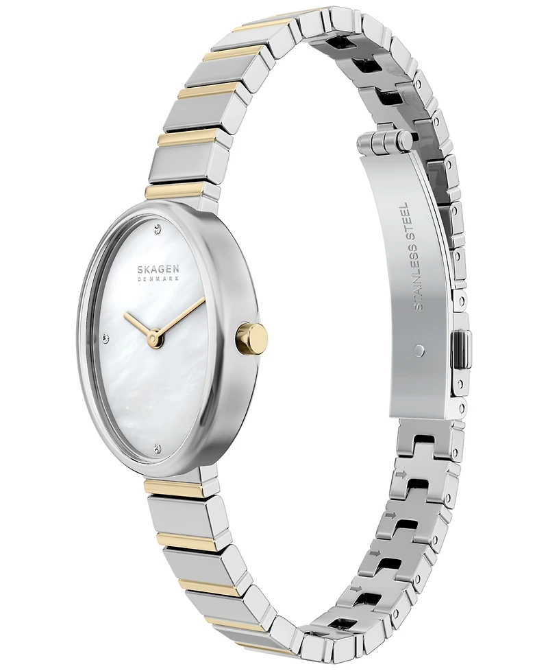 Skagen Women's Anita Oval Quartz Two-Hand Stainless Steel Watch 20mm