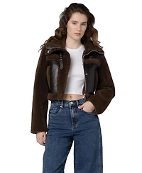 Blank Nyc Women's Funnel Collar Zip Jacket