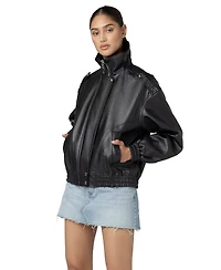 Blank Nyc Women's Funnel Collar Bomber Jacket