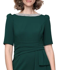 Alex Evenings Women's Embellished Sheath Dress