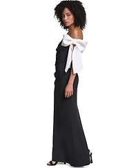 Karl Lagerfeld Paris Women's Scuba Gown Dress