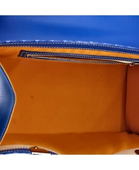 Pre-Owned Goyard Mm Saigon Top Handle Bag Coated Canvas with Leather