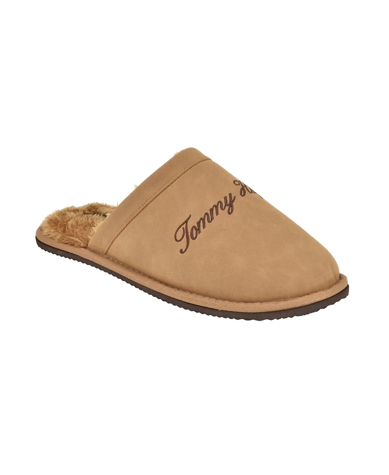 Tommy Hilfiger Men's Roma Open-Back Round-Toe Slippers