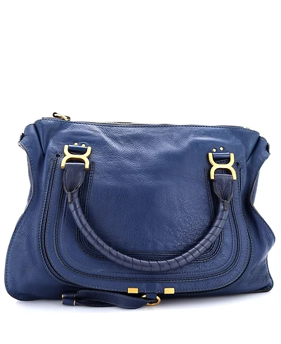 Pre-Owned Chloe Large Marcie Shoulder Bag Leather