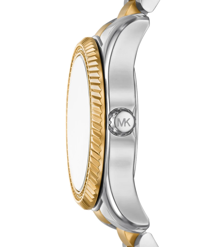 Michael Michael Kors Women's Lexington Three-Hand Two-Tone Stainless Steel Watch 33mm
