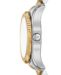 Michael Michael Kors Women's Lexington Three-Hand Two-Tone Stainless Steel Watch 33mm