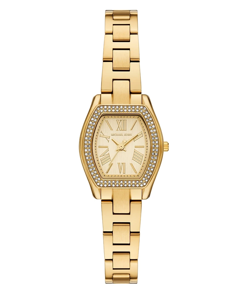 Michael Michael Kors Women's Chelsea Three-Hand Gold-Tone Stainless Steel Watch 25mm