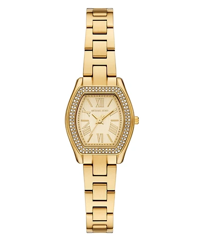 Michael Michael Kors Women's Chelsea Three-Hand Gold-Tone Stainless Steel Watch 25mm