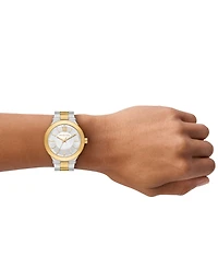 Michael Michael Kors Men's Billie Three-Hand Two-Tone Stainless Steel Watch 44mm