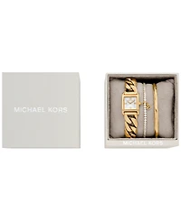 Michael Michael Kors Women's Georgie Two-Hand Gold-Tone Stainless Steel Watch 19mm