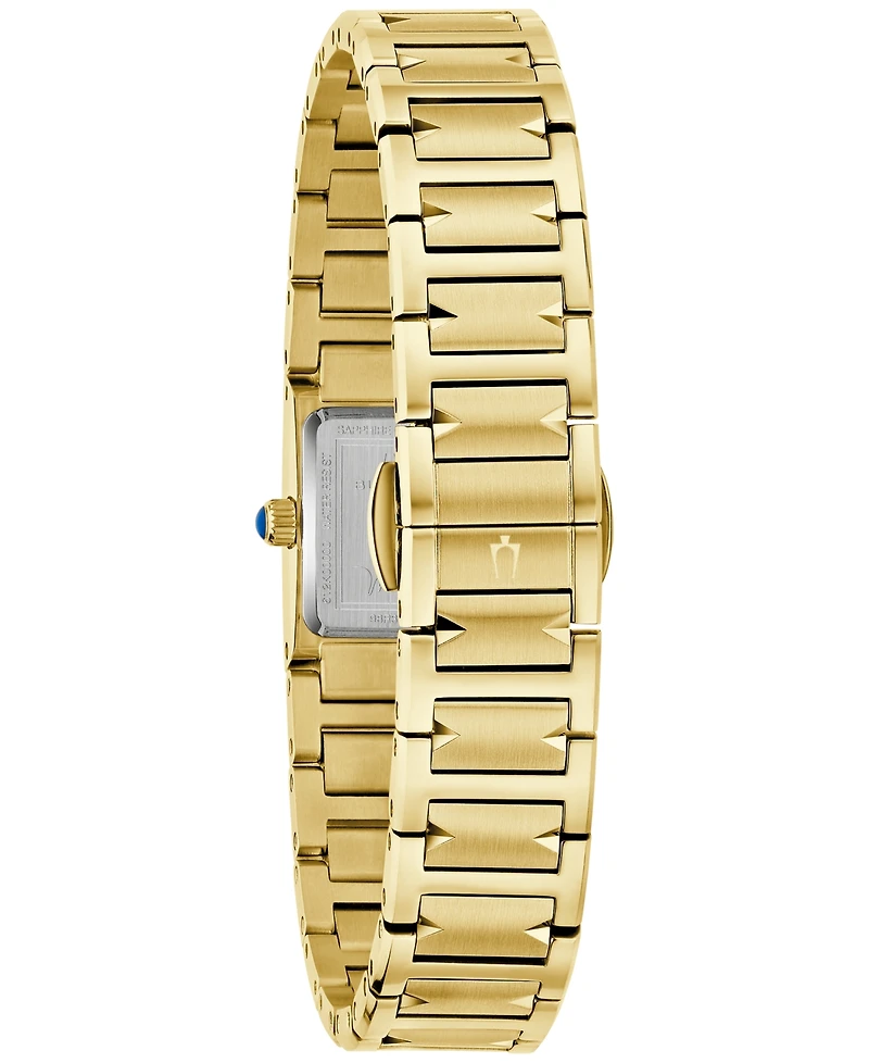Bulova Women's Marc Anthony Harmony Gold-Tone Stainless Steel Bracelet Watch 14mm