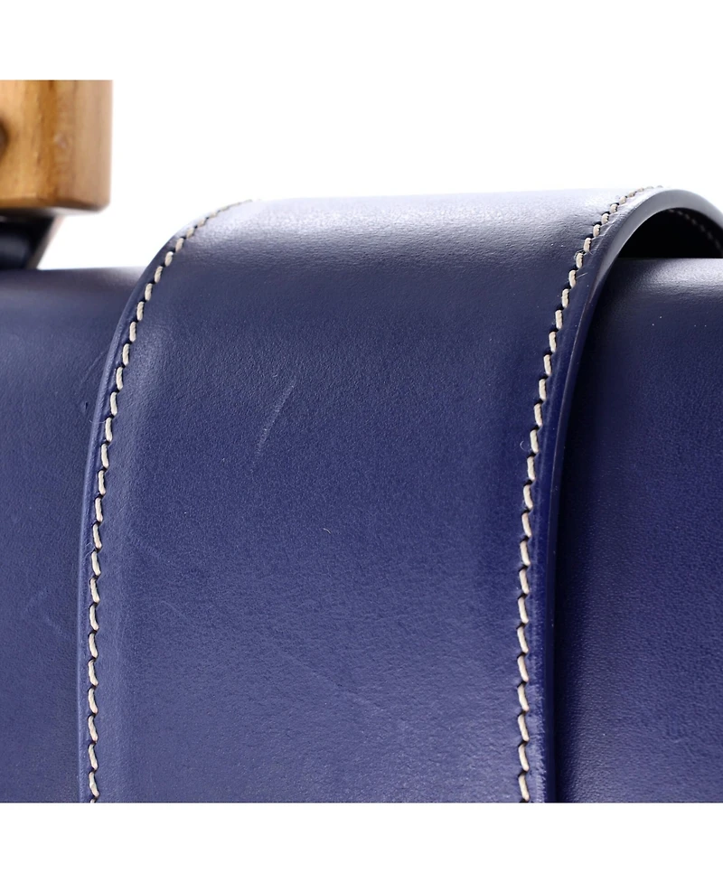 Pre-Owned Goyard Mm Saigon Top Handle Bag Coated Canvas with Leather