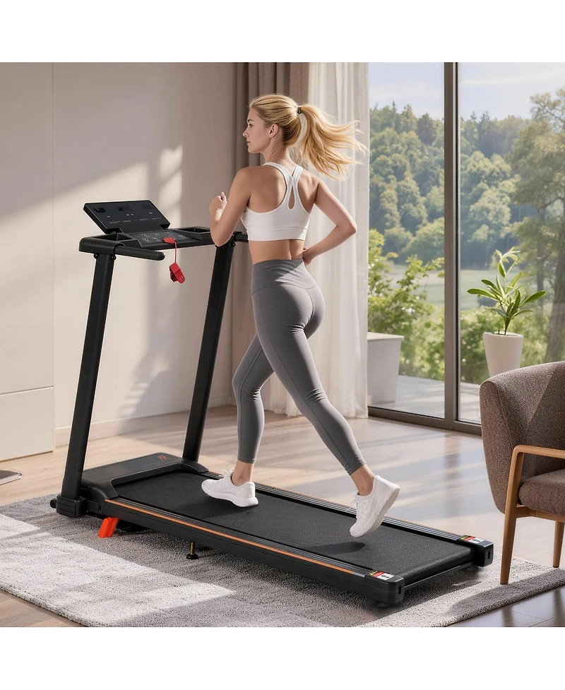 Streamdale Furniture Foldable 3.0HP Treadmill with 8% Incline and 265 Lbs Capacity