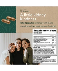 Sunergetic Kidney Cleanse Supplement with Pacran Cranberry, Astragalus and Herbal Blend for Kidney and Urinary Tract Support, 60 Capsules