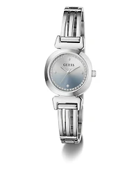 Guess Women's Quartz Silver-Tone Stainless Steel Watch 24mm