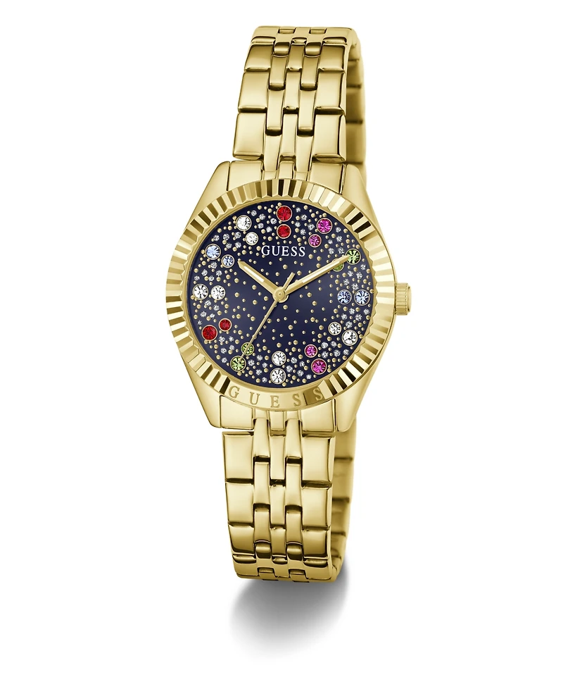 Guess Women's Quartz Gold-Tone Stainless Steel Watch 32mm
