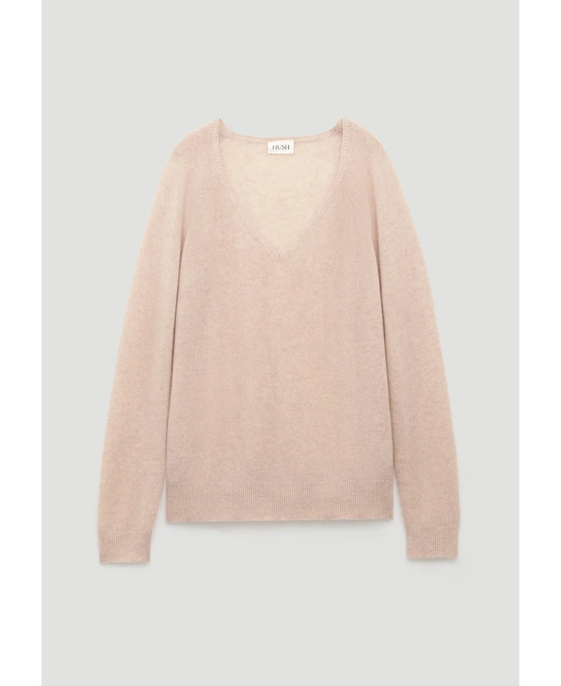 Hush Women's Constance Cashmere V Jumper